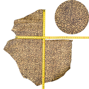 Fashion Embossed, 2-10 Sq Ft, Non-Stock Handbag Cowhide Project Pieces, Timeless Sand / 4.25 | The Leather Guy