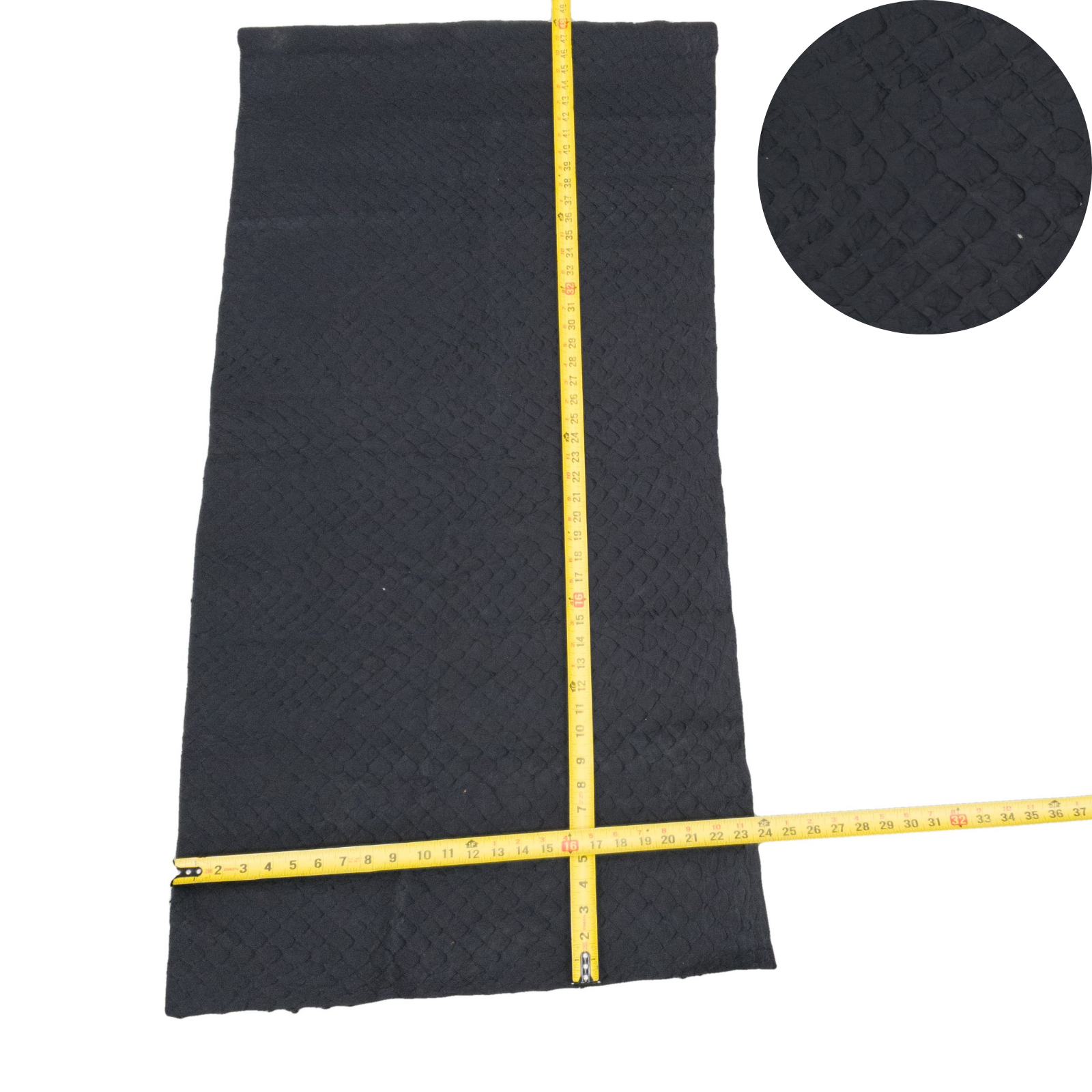 Fashion Embossed, 2-10 Sq Ft, Non-Stock Handbag Cowhide Project Pieces, Black Bass Embossed (4-5OZ) / 8 | The Leather Guy