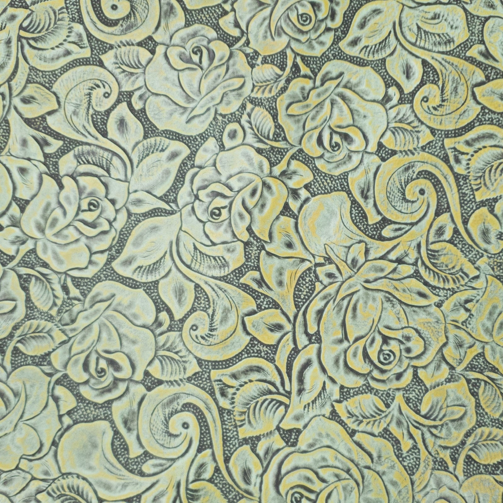 Fashion Embossed, Non-Stock Handbag Cowhide Pre-Cuts, Madly Mint Blue / 4x6 | The Leather Guy