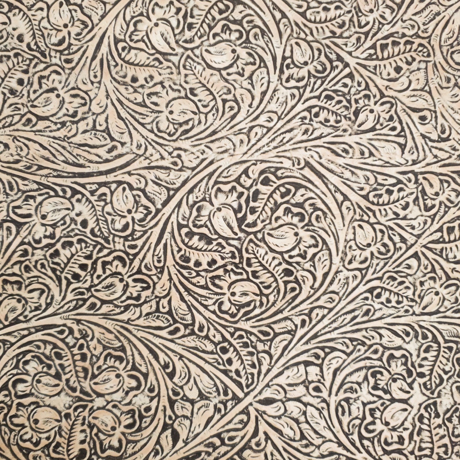 Fashion Embossed, Non-Stock Handbag Cowhide Pre-Cuts, Elegant Almond / 4x6 | The Leather Guy