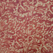 Fashion Embossed, Non-Stock Handbag Cowhide Pre-Cuts, Rust Red Swirl / 4x6 | The Leather Guy