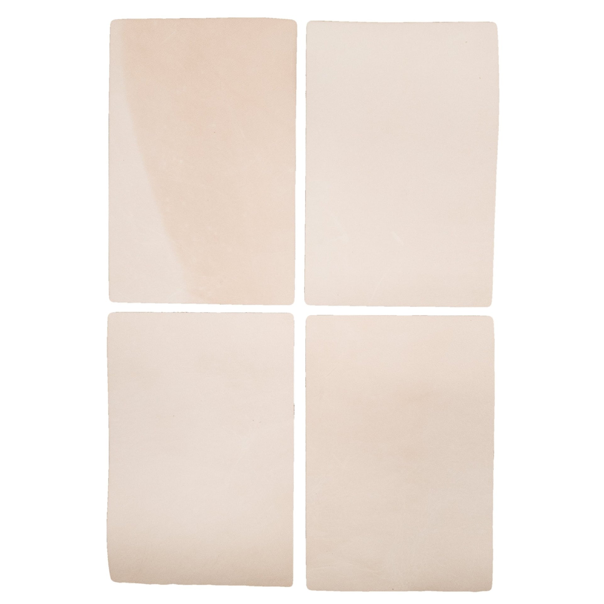 Natural, 2-11 oz Veg Tan, Non-stock, Pre-cuts, 4 x 6 / 2-3 | The Leather Guy