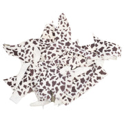 Stingray Leather Scraps & Remnants – Cream, 3–4 oz, Off-White Giraffe Print / 1 lb | The Leather Guy