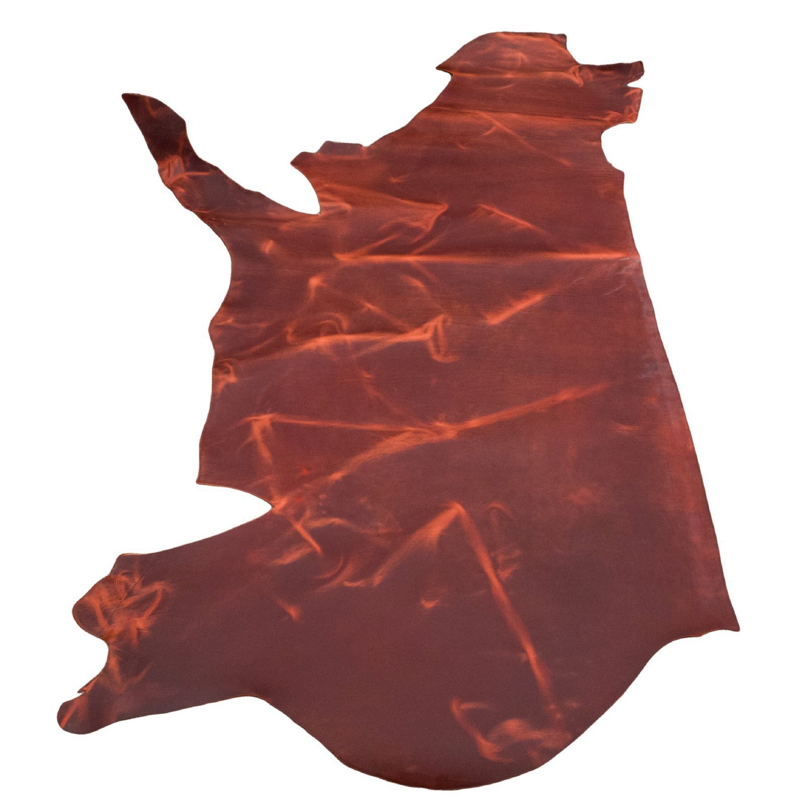 Hillbilly Chili Pepper Pull-Up, Sides and Project Pieces, 5-6oz Oil Tan hides, Summits Edge, Side / 15-17 Sq Ft | The Leather Guy