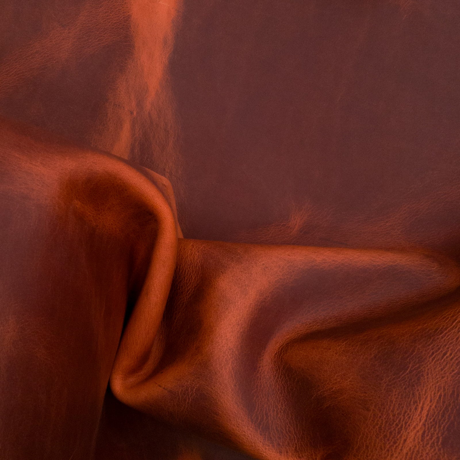 Low Grade Oil Tanned Pre-cuts - Various Sizes and Colors, Hillbilly Chili Pepper / 4 x 6 | The Leather Guy