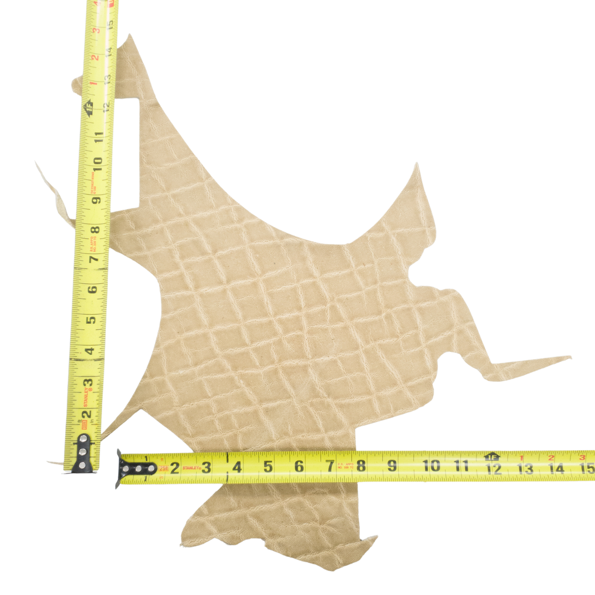 Genuine Elephant Nonstock Project Pieces, 4.5-5.5 oz, 0.5-1.5 Sq Ft, Oatmeal / < 1 Sq Ft / Hide 1 | The Leather Guy