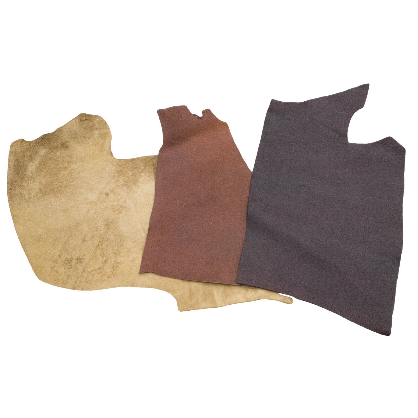 Oil Tan Project Piece 3 Pack Bundle, 4-6 oz, 12-27 Sq Ft Total, 4-6 oz / 4-6 | The Leather Guy