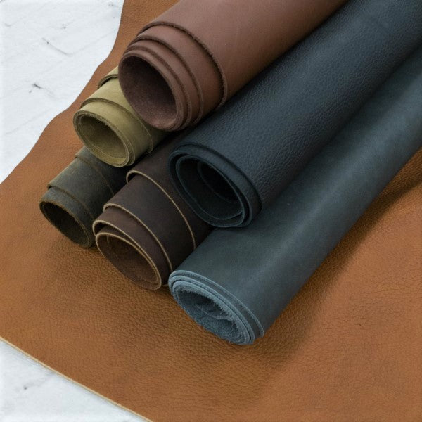 Oil Tanned Leather Hides | The Leather Guy