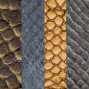 Pirarucu Amazon Bass Leather, Under 1 - 1 Sq Ft Project Pieces, | The Leather Guy