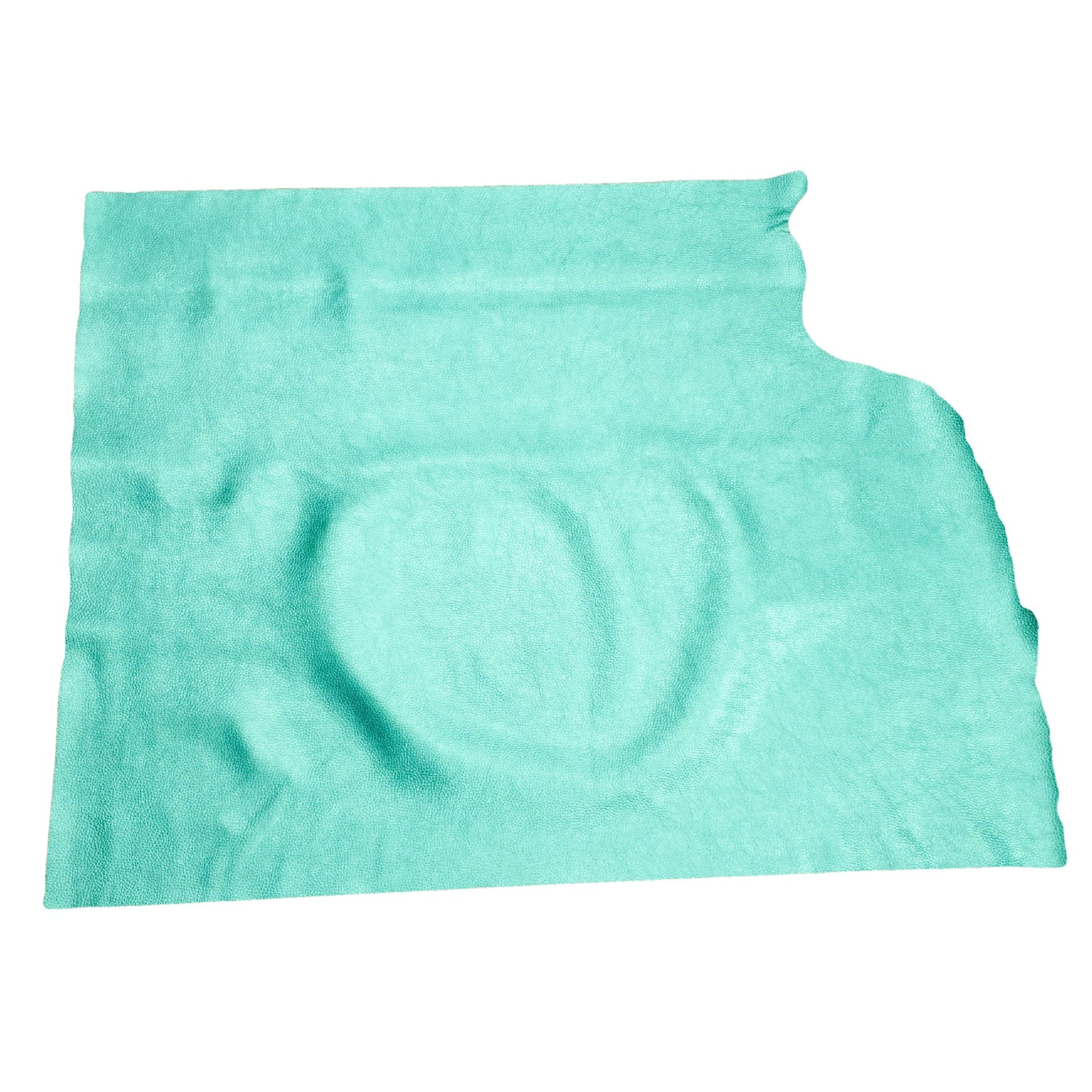 Pristine Aquamarine, 2.5-3.5 oz Cow Sides, Metallic Jewelry Box, Middle Piece / 6.5-7.5 Sq Ft | The Leather Guy