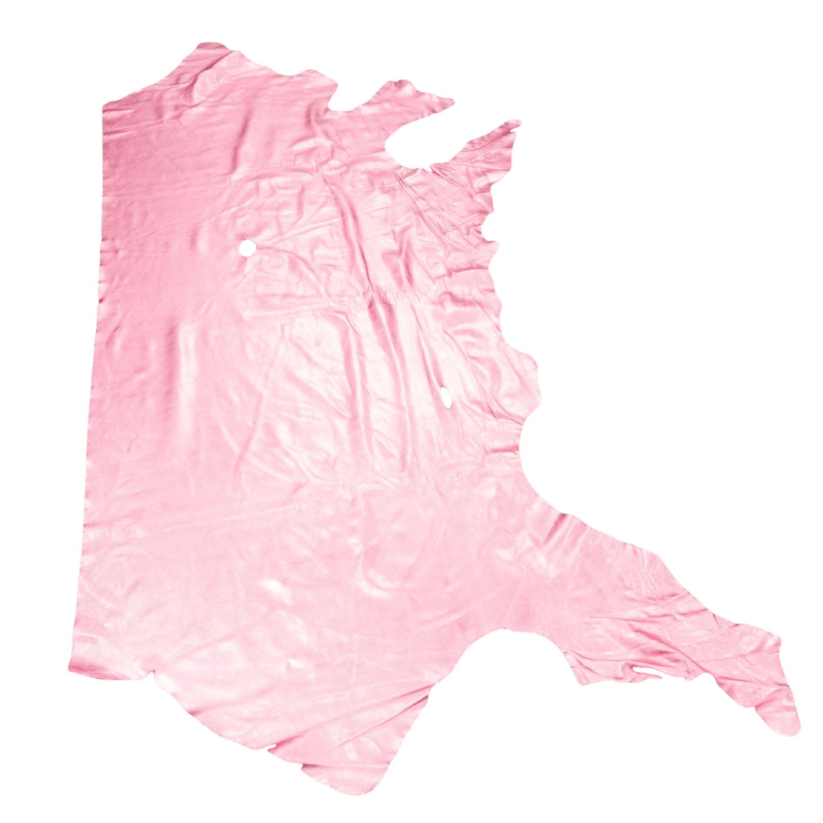 Party Girl Pink, 2-3 oz Cow Hides, Metallic Vegas, Side / 21-23 Sq Ft (Low Grade) | The Leather Guy