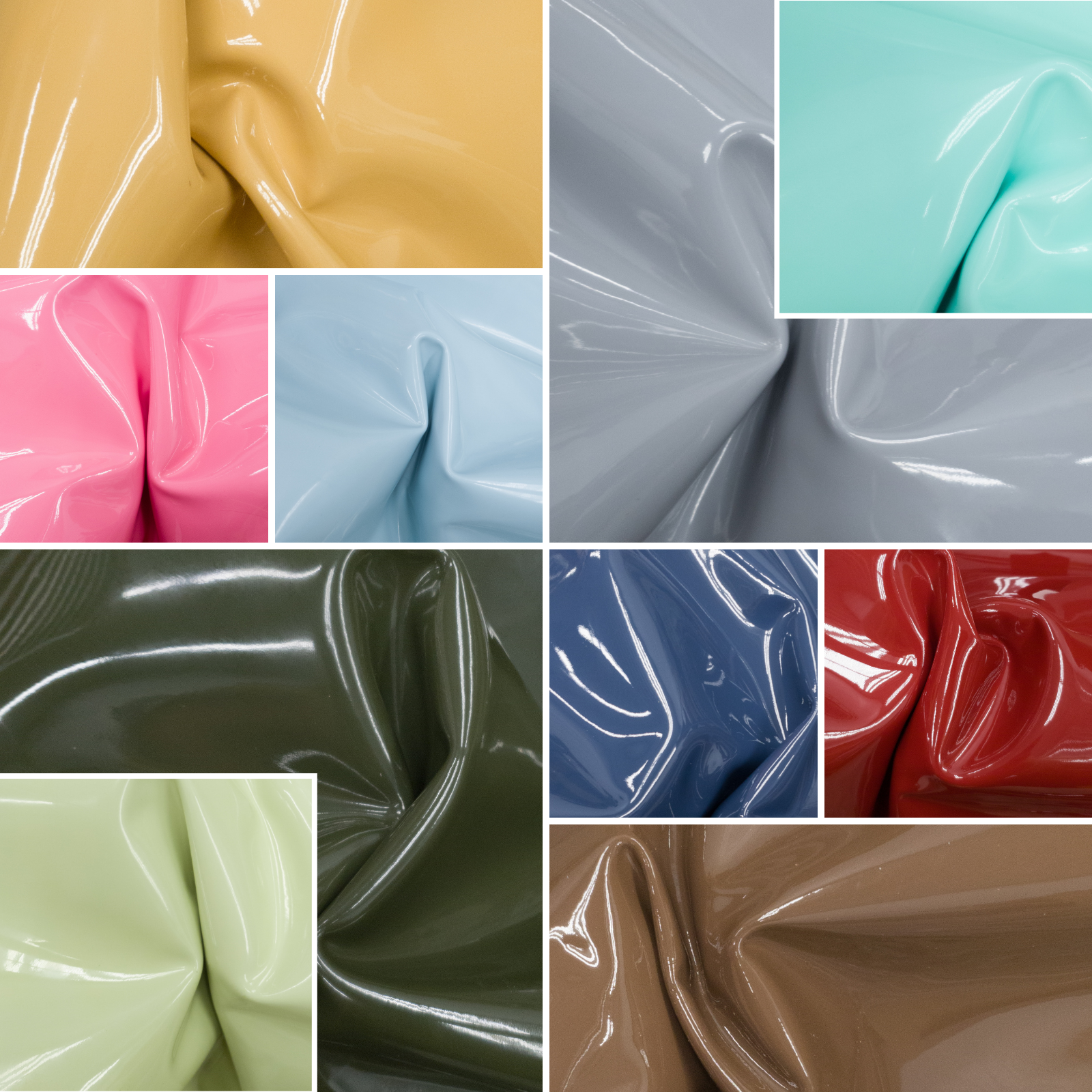 Solid Colors, Patent Cow Handbag Leather, Nonstock Precuts, | The Leather Guy