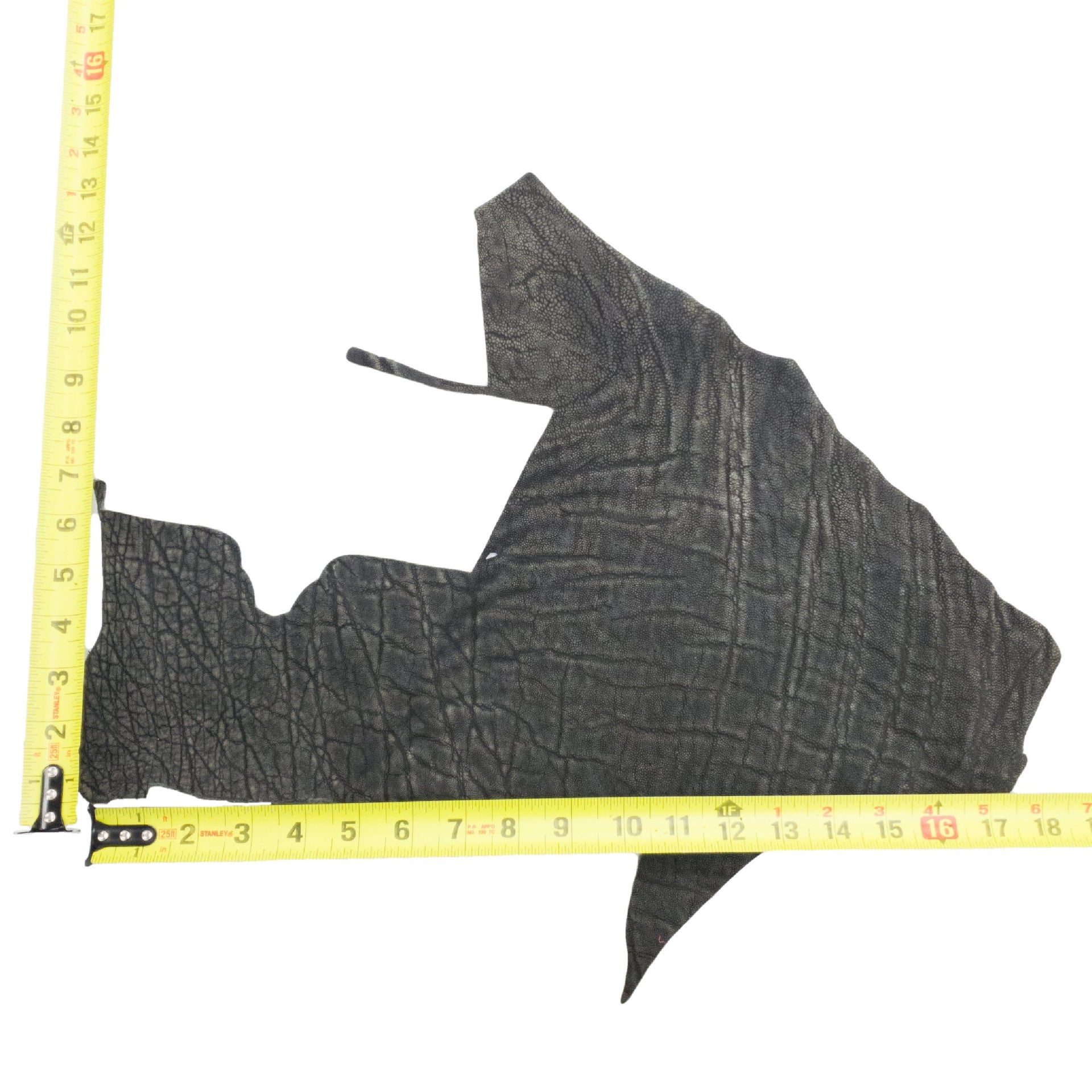 Genuine Elephant Nonstock Project Pieces, 4.5-5.5 oz, 0.5-1.5 Sq Ft, Pebble Gray / > 1 Sq Ft / Hide 5 | The Leather Guy