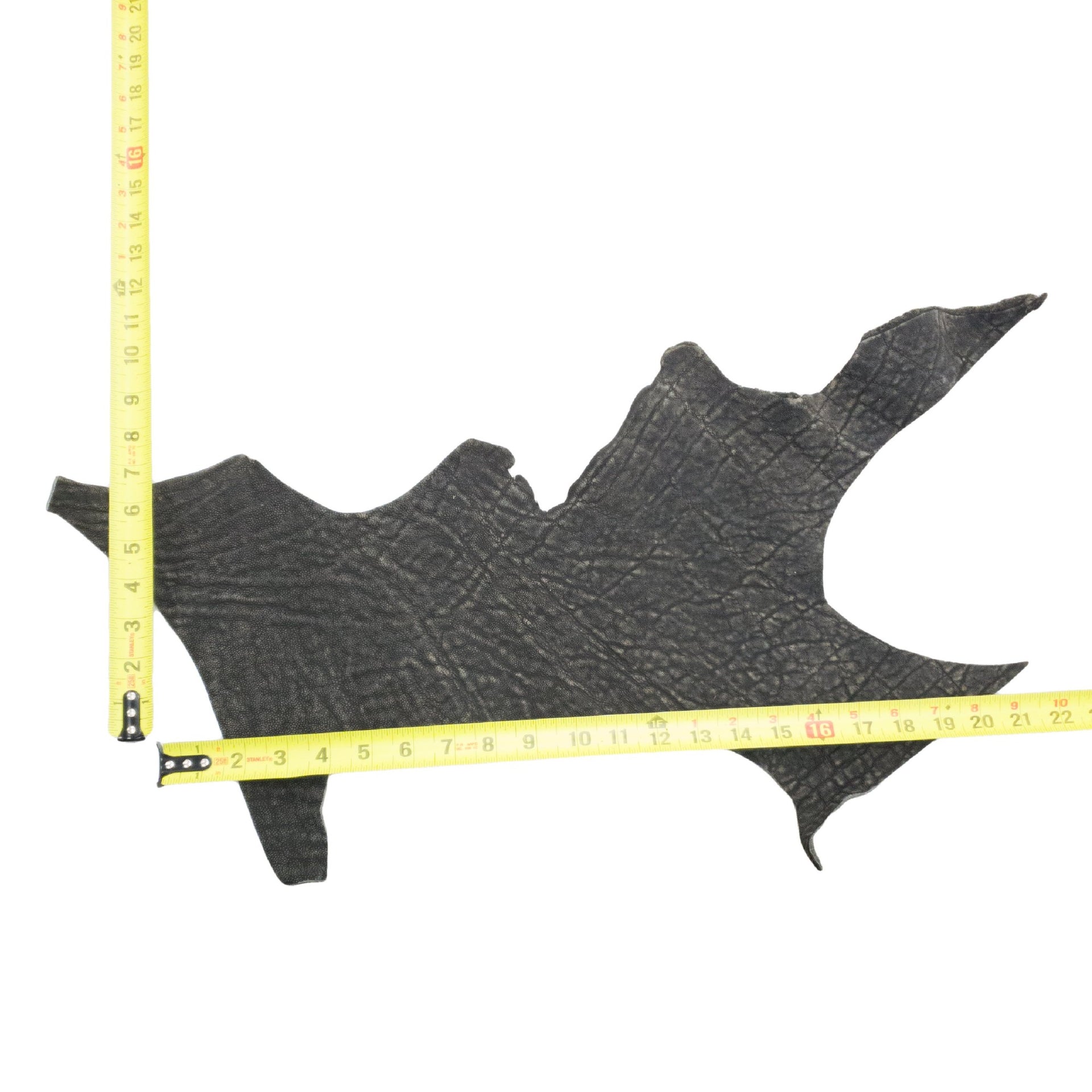 Genuine Elephant Nonstock Project Pieces, 4.5-5.5 oz, 0.5-1.5 Sq Ft, Pebble Gray / 1 Sq Ft / Hide 1 | The Leather Guy