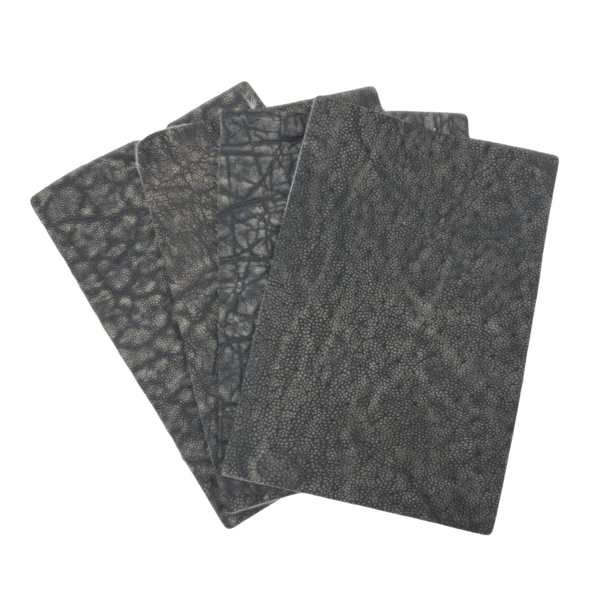 Genuine Elephant Nonstock Pre-cuts, 4.5-5.5 oz, Various Colors, Pebble Grey / 4" x 6" | The Leather Guy