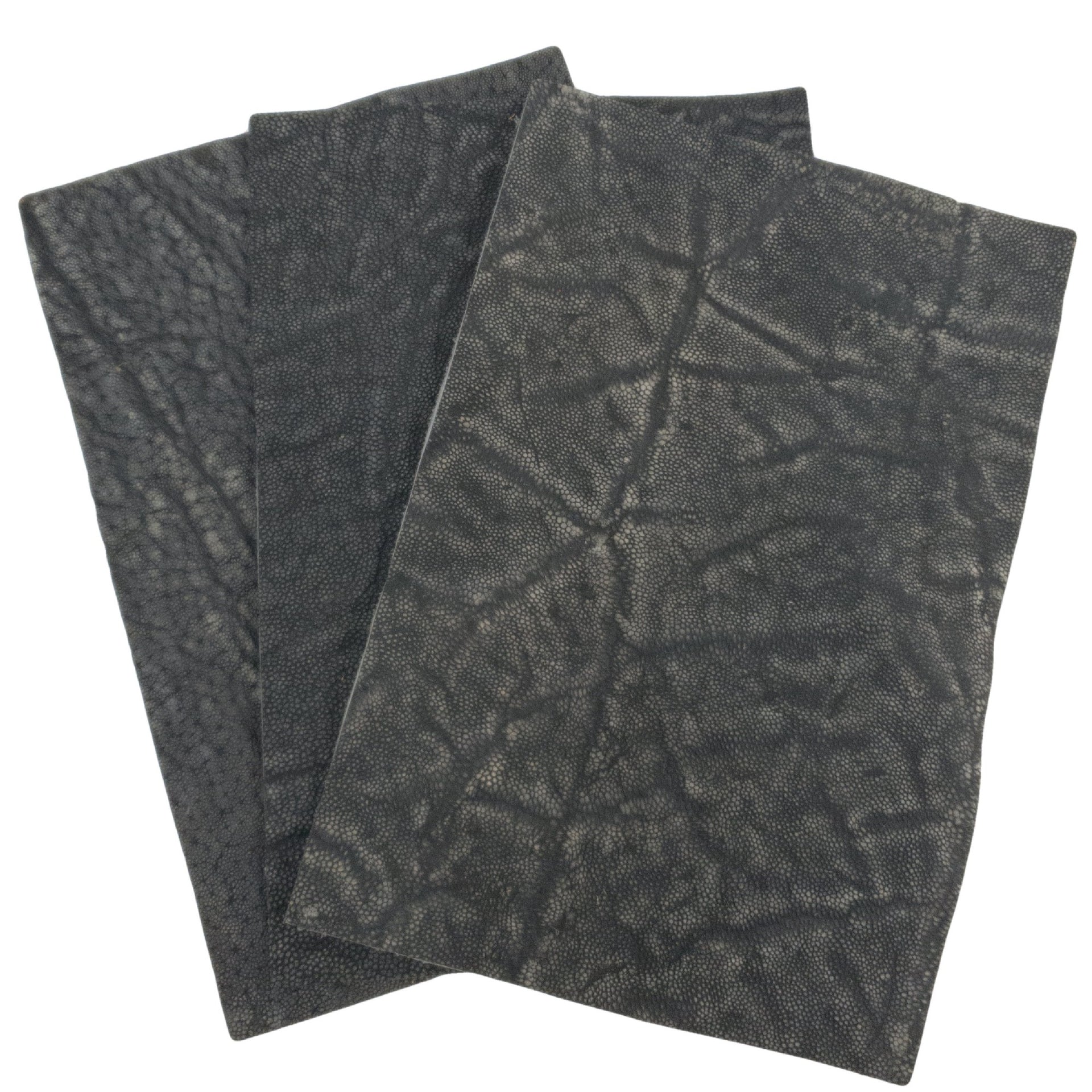 Genuine Elephant Nonstock Pre-cuts, 4.5-5.5 oz, Various Colors, Pebble Grey / 6.3" x 9.25" | The Leather Guy