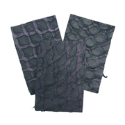 Pirarucu Amazon Bass , 5-7 oz, Nonstock Pre-cuts, Pirate Purple / 4 x 6 | The Leather Guy