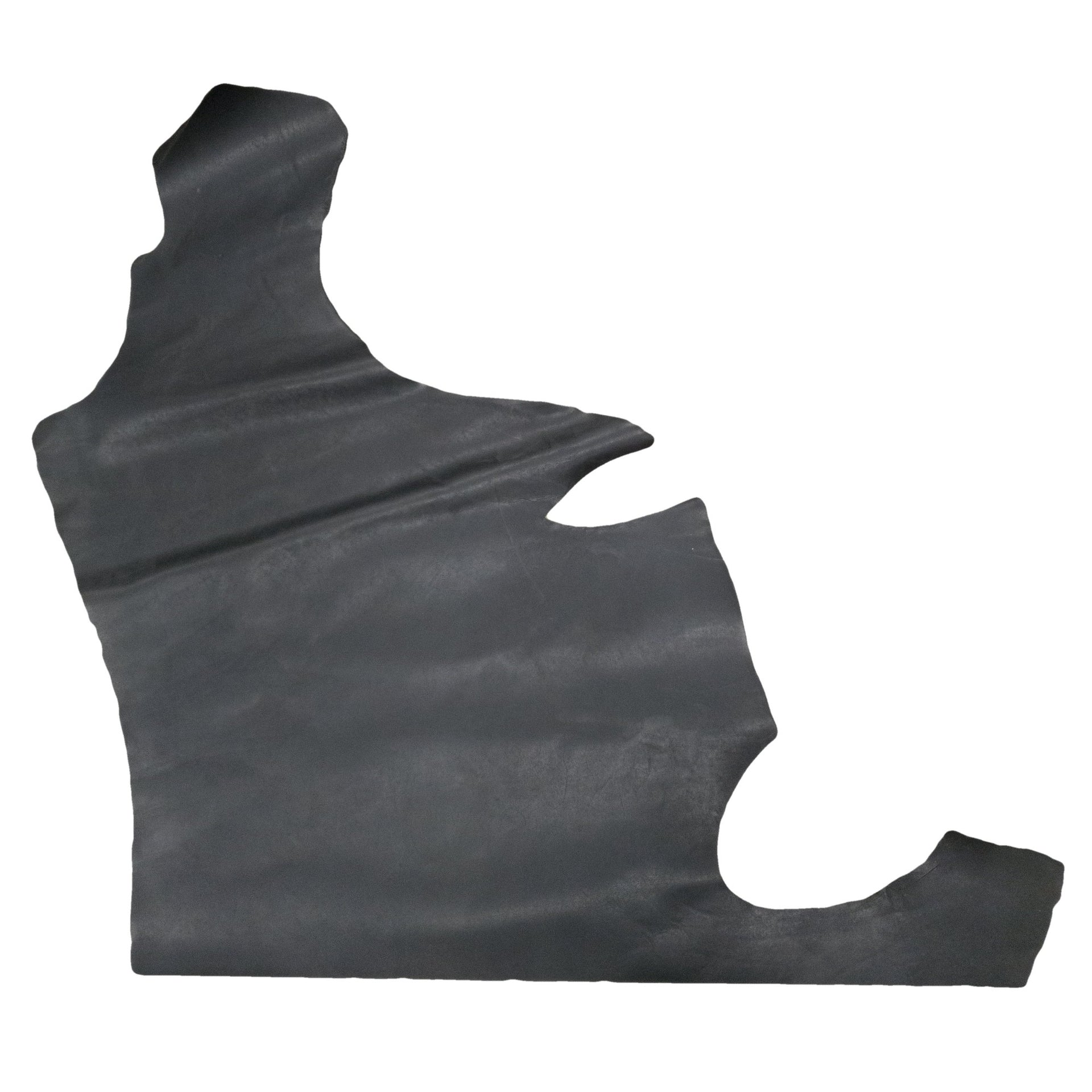 SB Foot, Grey-Black Non-stock, Oil Tanned Sides & Project Pieces - Various Options, Poppy (Charcoal) / Project Piece (Top) | The Leather Guy