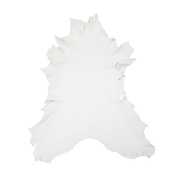 White, 3-5 oz, 5-16 SF, Colorado Buckskin Deer Hides, Premium / 5-7 / 3-4 oz | The Leather Guy