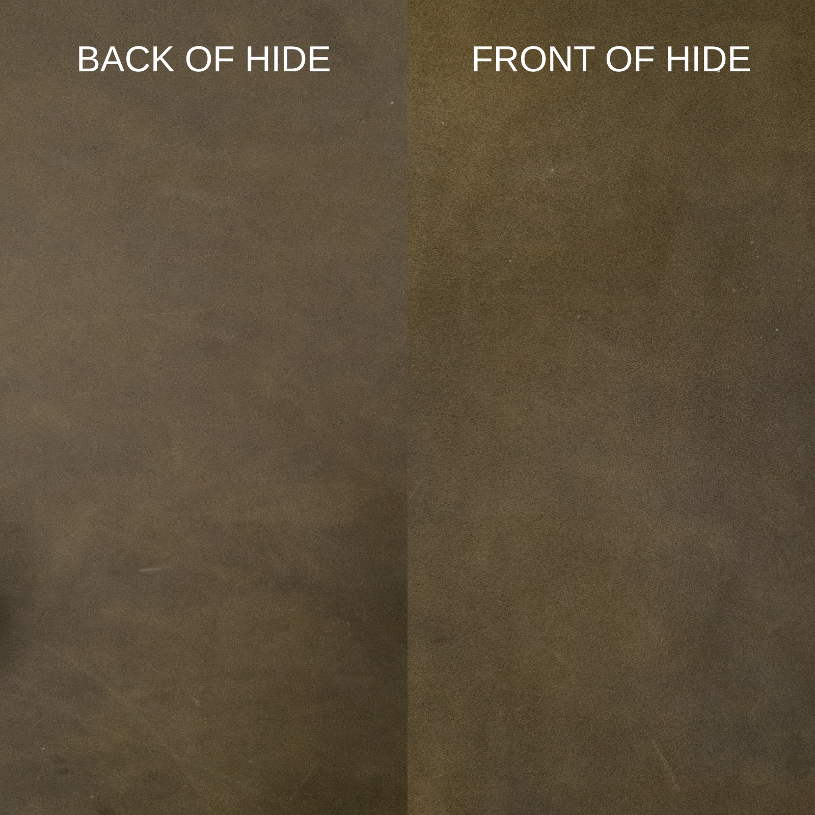 SB Foot Non-stock, Medium-Dark Brown Oil Tanned, Pre-cuts - Various Sizes, Proto (Khaki-Eco) / 4 x 6 | The Leather Guy