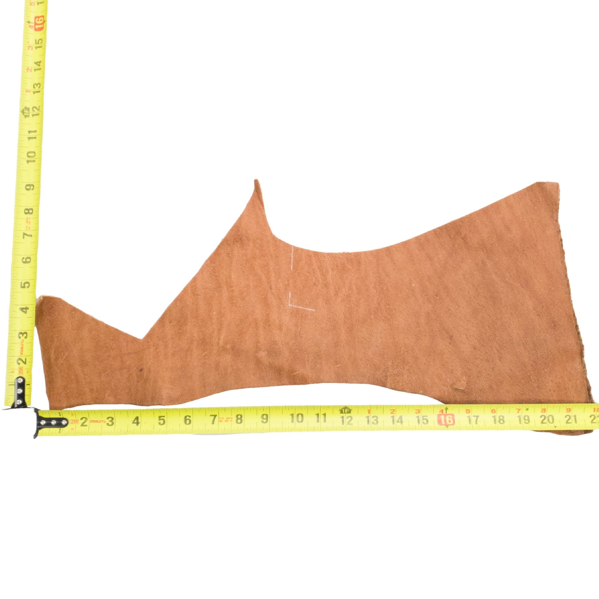 Genuine Elephant Nonstock Project Pieces, 4.5-5.5 oz, 0.5-1.5 Sq Ft, Pumpkin / > 1 Sq Ft / Hide 1 | The Leather Guy