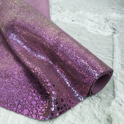 Purple Color Shifting Mermaid 2-3 oz Leather Cow Sides, | The Leather Guy