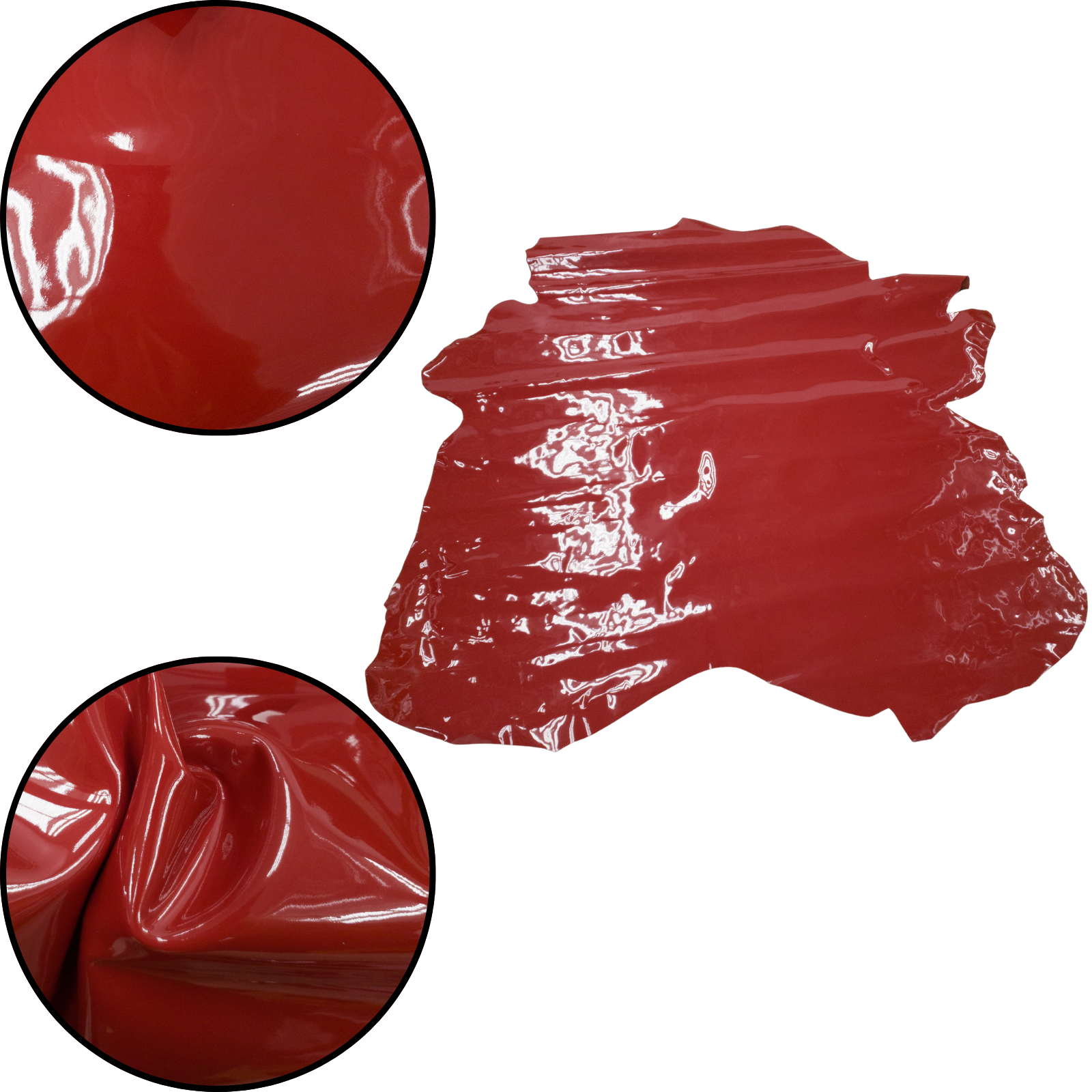 Solid Colors, Patent Cow Handbag Leather, Sides and Project Pieces, | The Leather Guy