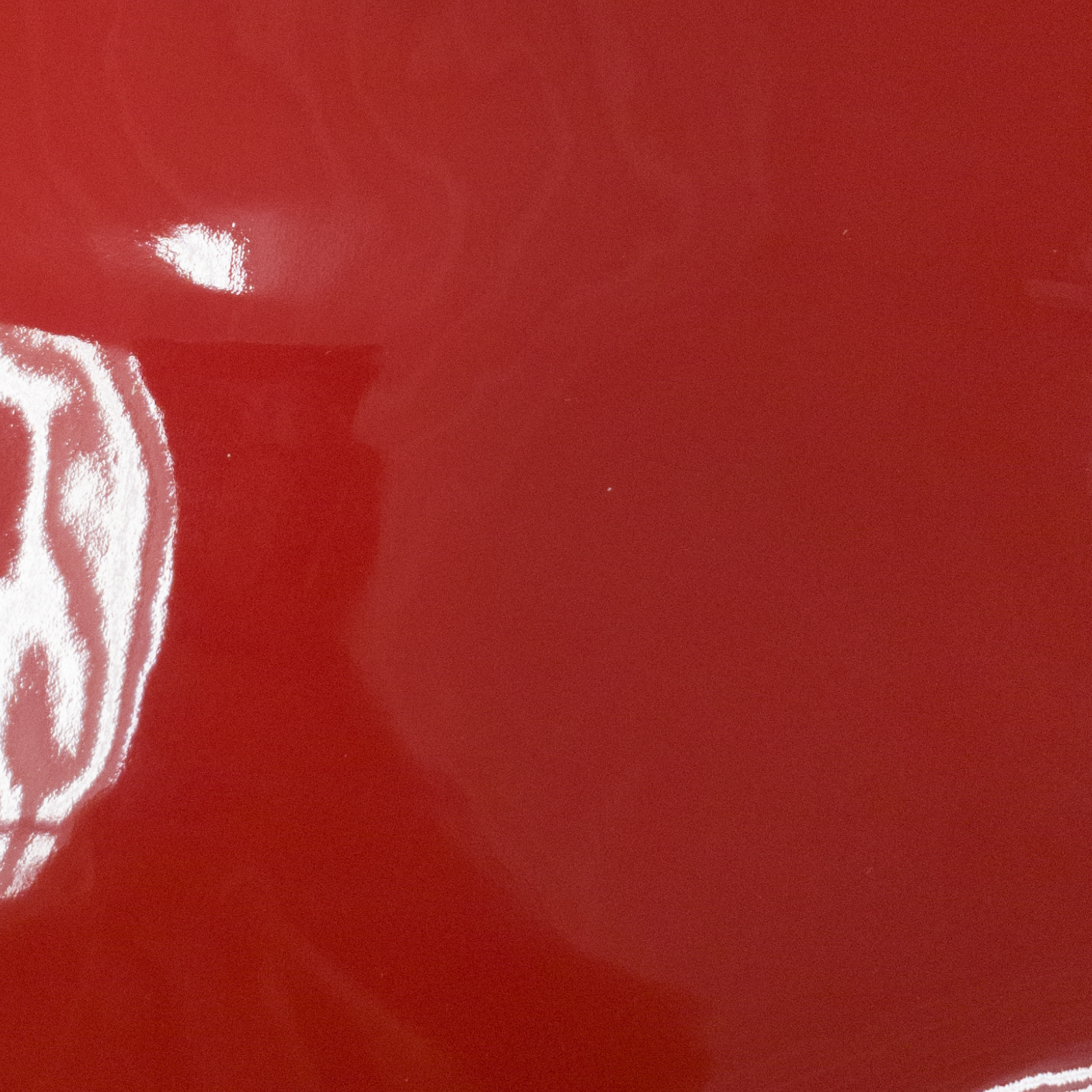 Solid Colors, Patent Cow Handbag Leather, Nonstock Precuts, Radiant Ruby / 4 x 6 | The Leather Guy