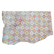 Fashion Embossed, 2-10 Sq Ft, Non-Stock Handbag Cowhide Project Pieces, Rainbow Diamond / 5.5-7.5 (BOTTOM) | The Leather Guy