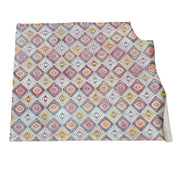 Fashion Embossed, 2-10 Sq Ft, Non-Stock Handbag Cowhide Project Pieces, Rainbow Diamond / 5.5-7.5 (MIDDLE) | The Leather Guy