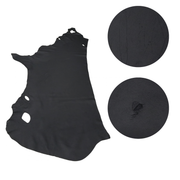 Single - Oil Tan Sides Thin, 2-4 oz, 23 Sq Ft Average, Low-Grade Black | The Leather Guy