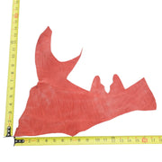 Genuine Elephant Nonstock Project Pieces, 4.5-5.5 oz, 0.5-1.5 Sq Ft, Red / > 1 Sq Ft / Hide 1 | The Leather Guy