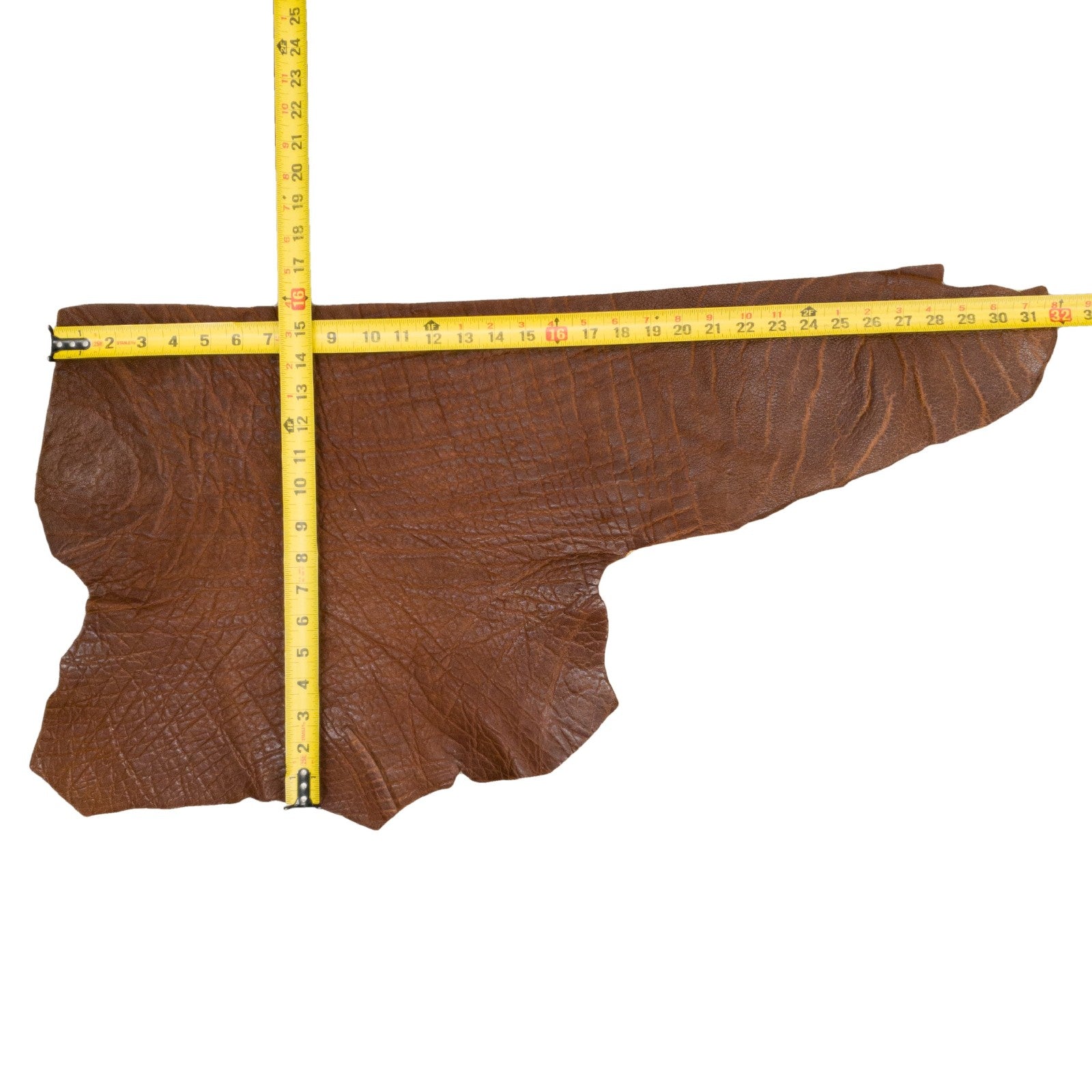 Redcliff Clay Brown, 4-5 oz, 2-4 Sq Ft, Genuine Elephant Hides, 2 / Hide 1 | The Leather Guy