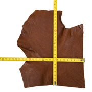 Redcliff Clay Brown, 4-5 oz, 2-4 Sq Ft, Genuine Elephant Hides, 2 / Hide 3 | The Leather Guy