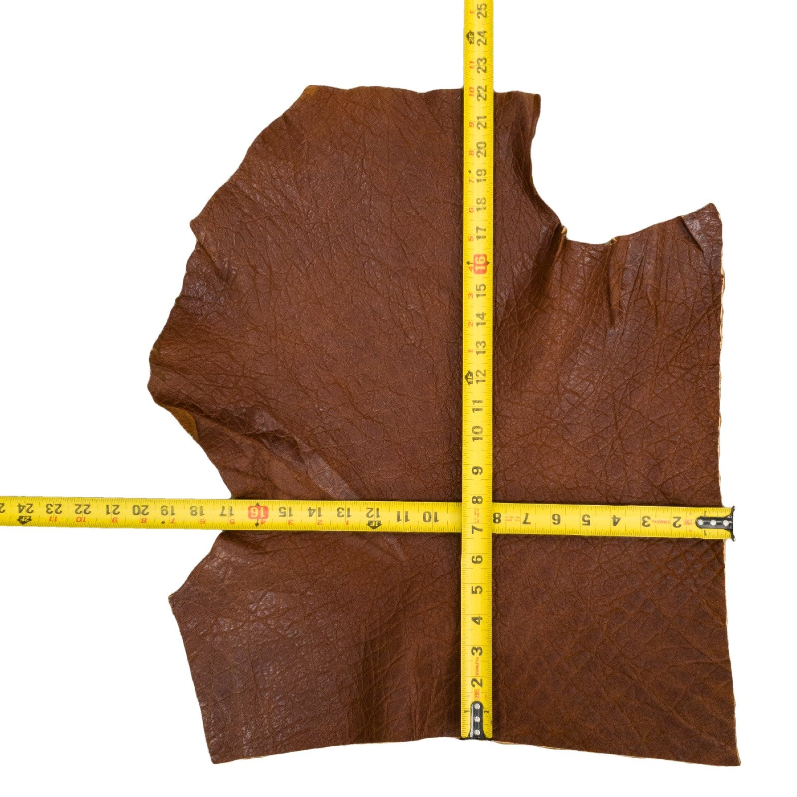 Redcliff Clay Brown, 4-5 oz, 2-4 Sq Ft, Genuine Elephant Hides, 2 / Hide 3 | The Leather Guy