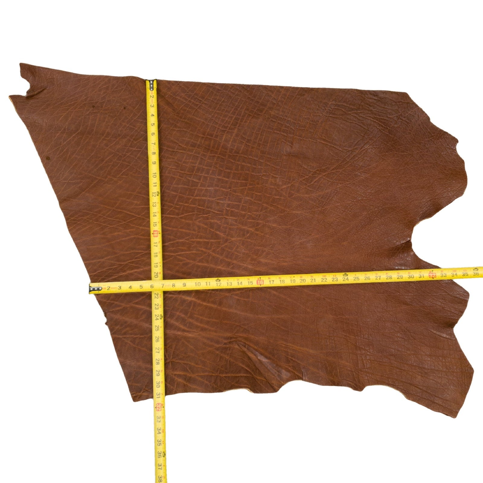 Redcliff Clay Brown, 4-5 oz, 2-4 Sq Ft, Genuine Elephant Hides, 7 / Hide 1 | The Leather Guy