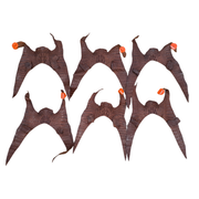 Caiman Project Piece Bundles, Various Colors Genuine Hide, Reddish Brown Strips / 6 Pack / Small | The Leather Guy