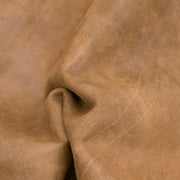 Light-Medium Brown, 2-4 oz, 3-10 Sq Ft, Upholstery Cow Project Pieces, Rustic Medium Brown (3-4oz) / 3-6 Sq ft | The Leather Guy