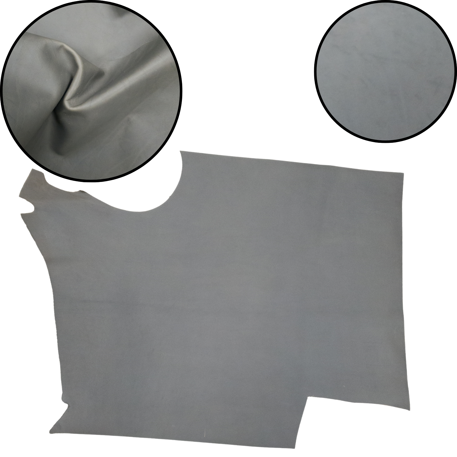 SB Foot, Grey-Black Non-stock, Oil Tanned Sides & Project Pieces - Various Options, Rustic Mesa (Gray) / Project Piece (Middle) | The Leather Guy