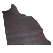 Excalibur (Black Cherry), SB Foot, Non-stock, 5-6 oz, Oil Tanned Hides, Top Piece / 6.5 - 7.5 Sq Ft | The Leather Guy