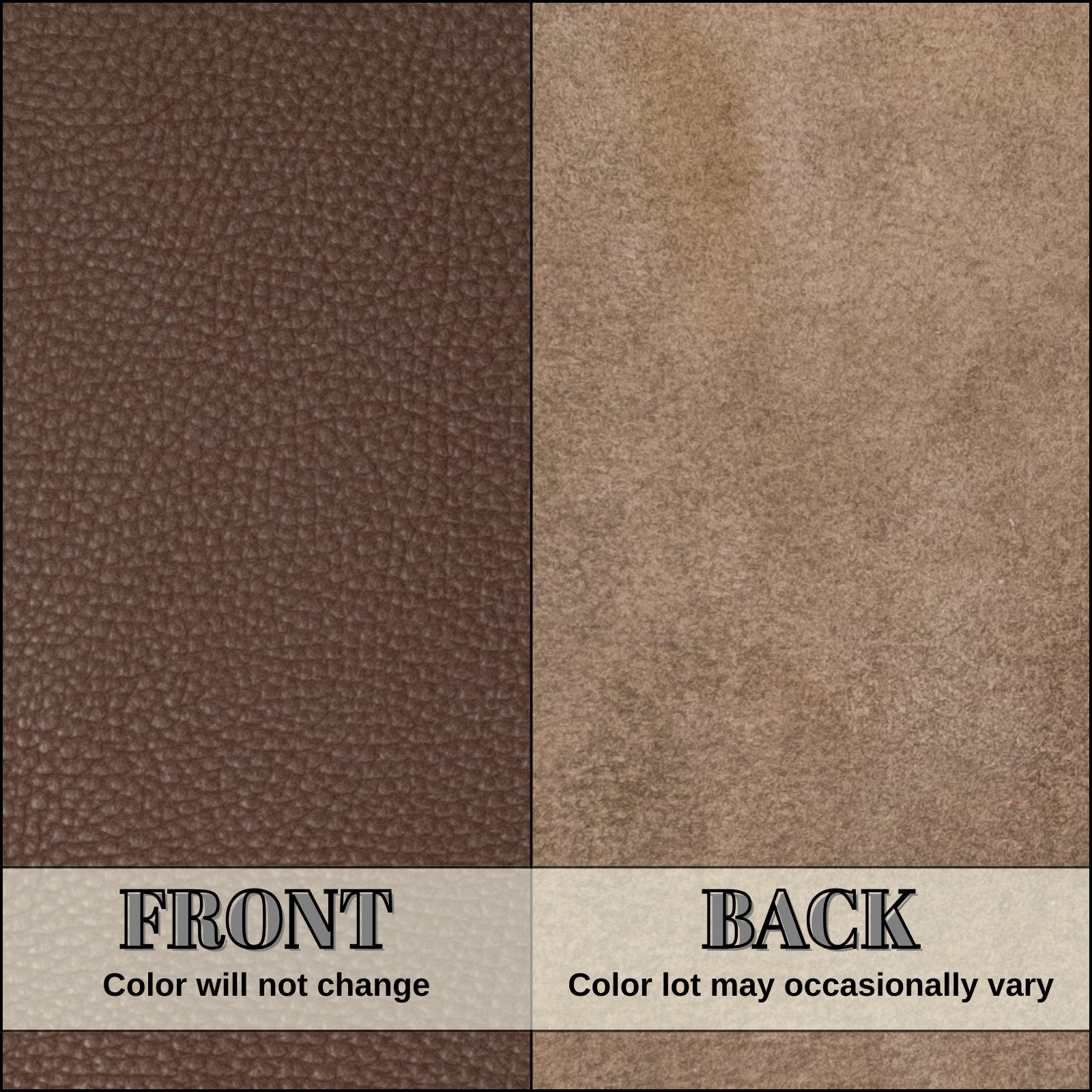 Dark Brown Cowhide Leather – Pebble Grain 3–4 oz | Seattle Roast Brown, | The Leather Guy