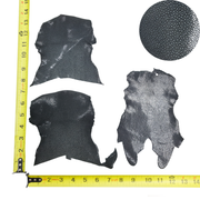 Stingray Project Pieces, 3 - 4.5 oz, Buffed/Flat Black / Middle | The Leather Guy