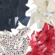 Stingray Leather Scraps & Remnants – Cream, 3–4 oz, | The Leather Guy