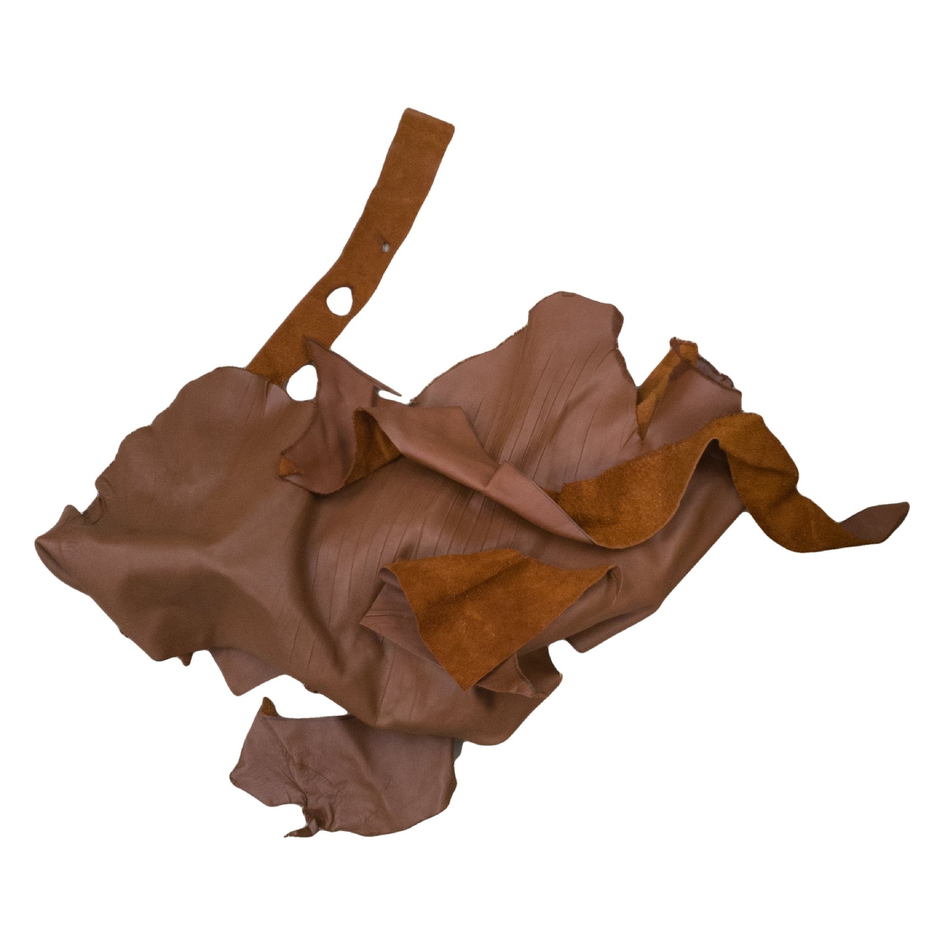 Saddle Brown Upholstery, Remnant Bags, 4-5 oz, | The Leather Guy