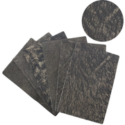 Genuine Giraffe Nonstock Pre-cuts, 4.5-5.5 oz, Various Colors, Gray Safari / 4 x 6 | The Leather Guy
