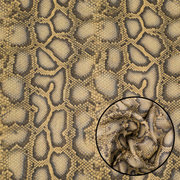 Scale Pattern Leather Pre-Cuts – 2–4 oz Fashion Leather | Limited Stock, Laser Cut Glistening Geodes / 4 x 6 | The Leather Guy