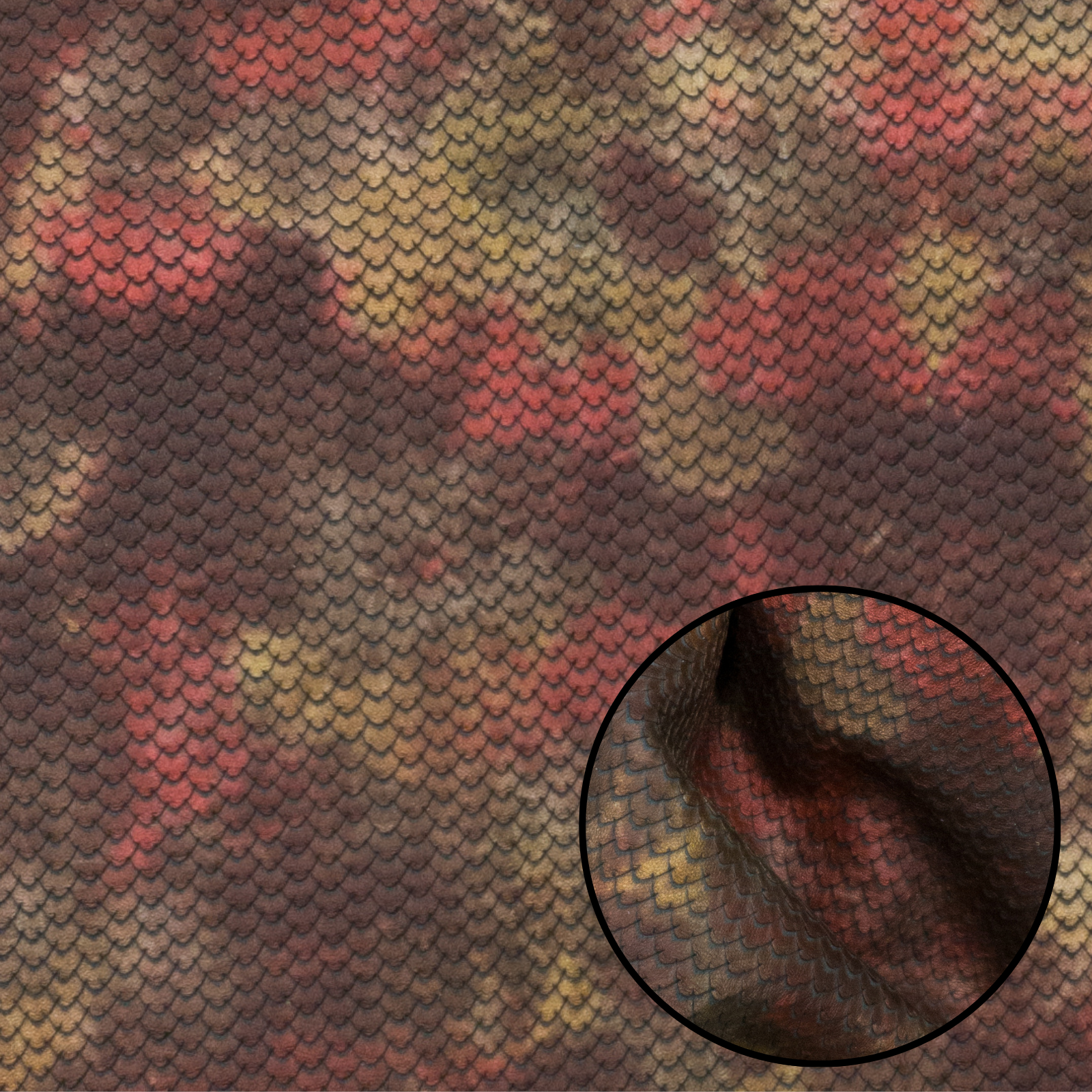 Scale Pattern Leather Pre-Cuts – 2–4 oz Fashion Leather | Limited Stock, | The Leather Guy