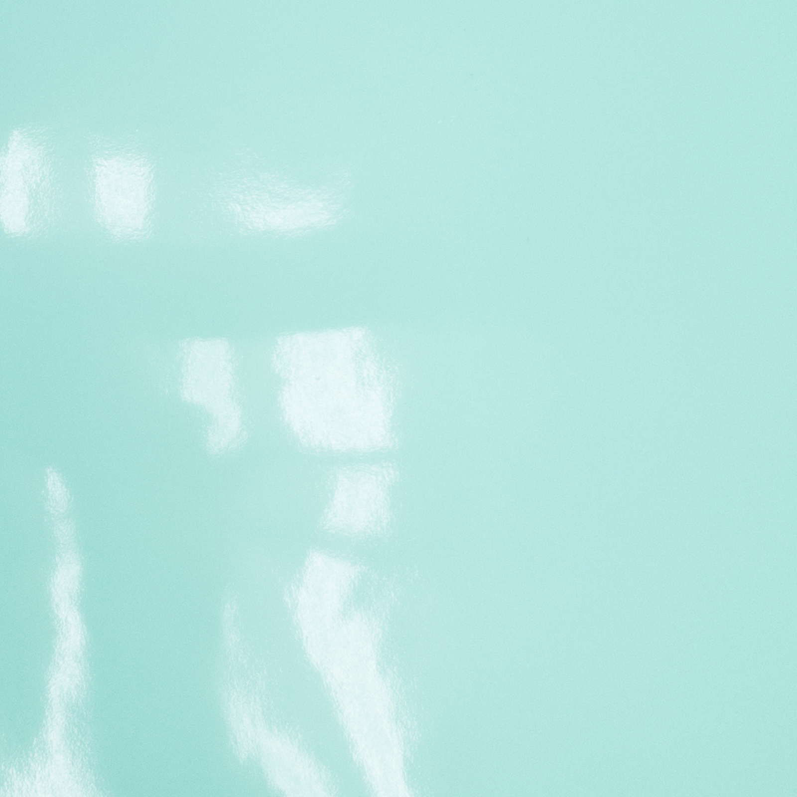 Solid Colors, Patent Cow Handbag Leather, Nonstock Precuts, Seafoam Blue / 8 x 10 | The Leather Guy