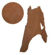 Genuine Shark Leather Tobacco Project Pieces, 3 - 5 oz, Small / Middle | The Leather Guy