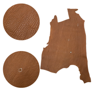 Genuine Shark Leather Tobacco Project Pieces, 3 - 5 oz, Small / Low Grade Middle | The Leather Guy